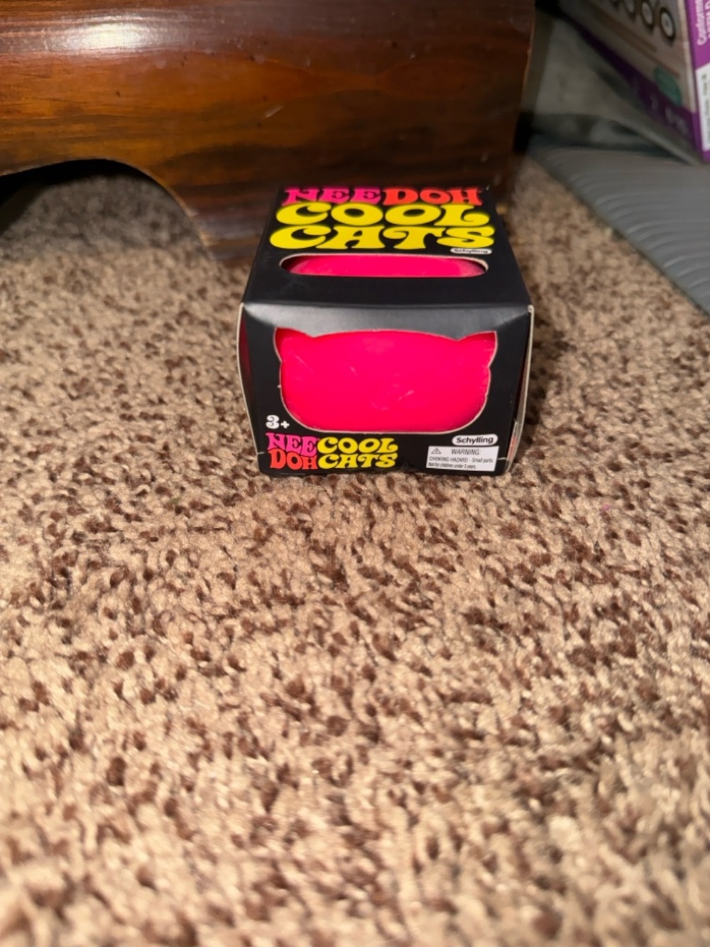 NeeDoh Cool Cats Fidget Toy Pink